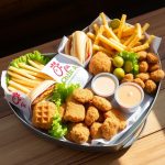 chick fil a menu heart trays