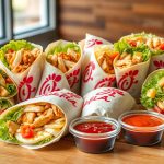 chick fil a menu wraps