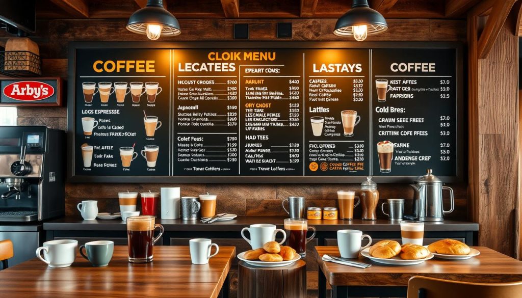 coffee menu comparison