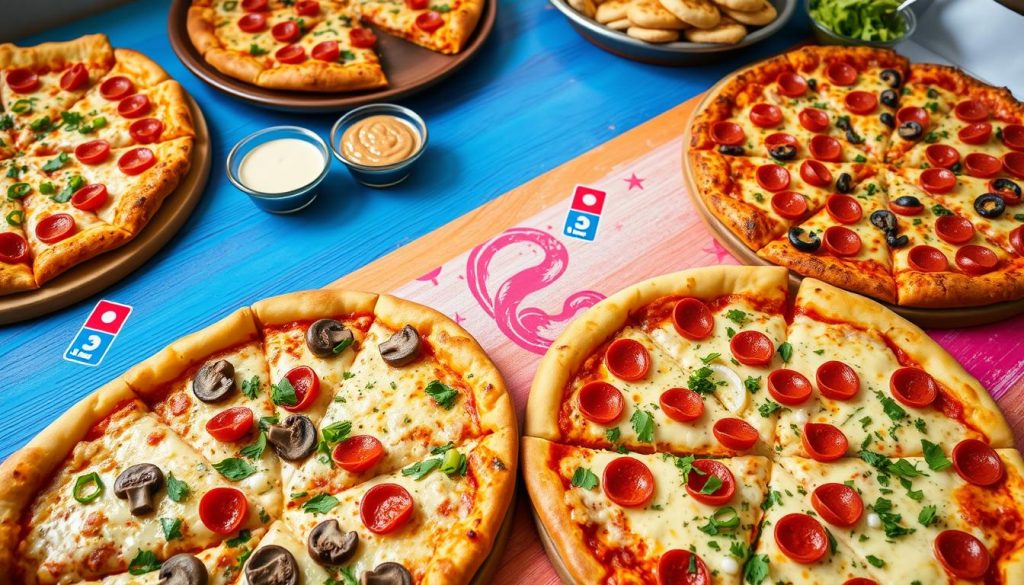 customize Domino's pizza