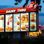 dairy queen drive thru menu