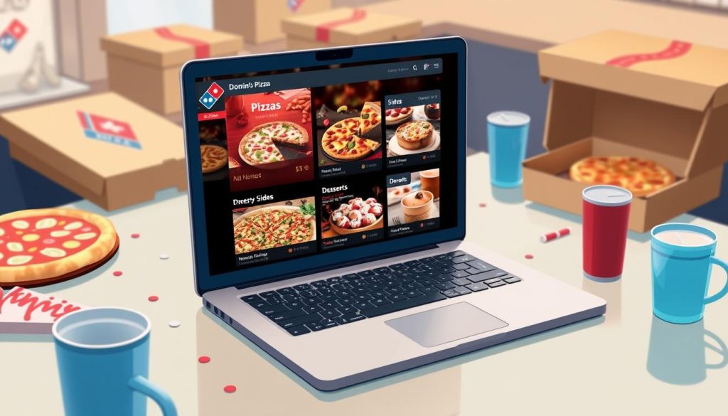 domino's online menu