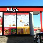 drive thru arby's menu board