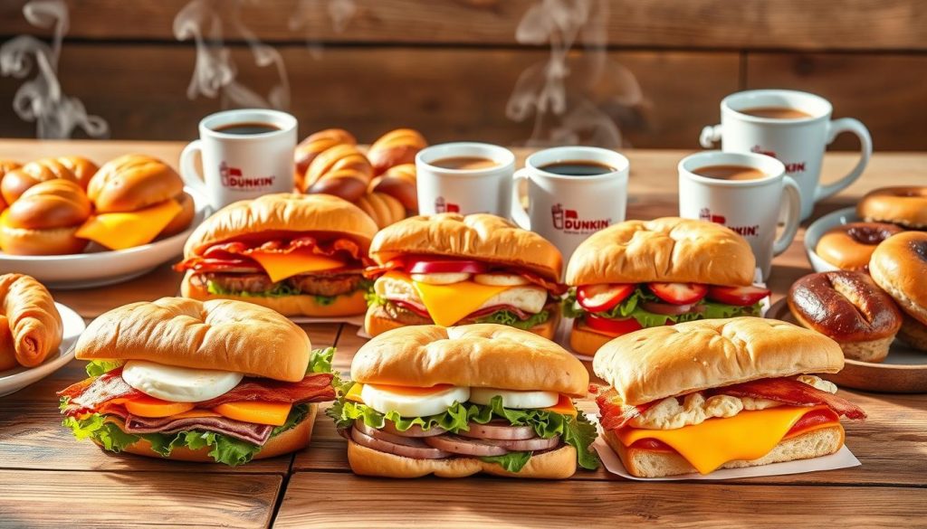 dunkin breakfast sandwich deals