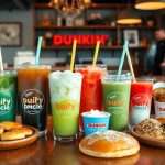 dunkin dairy free menu