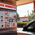 dunkin donuts drive thru menu