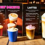 dunkin donuts latte menu