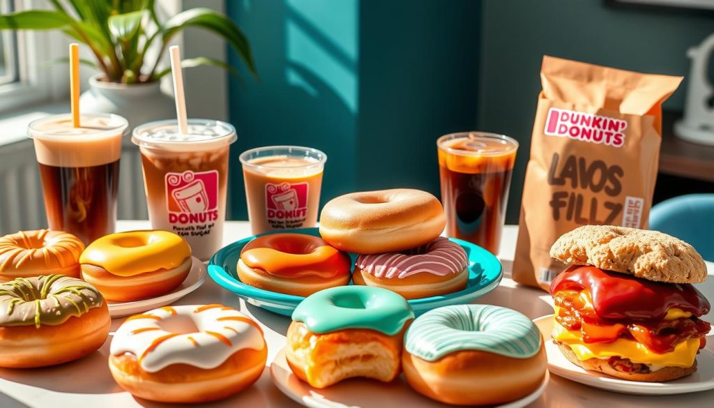 dunkin' donuts low sugar breakfast