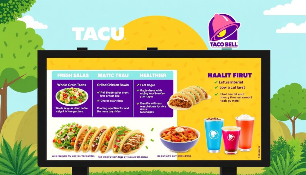 healthier taco bell drive thru menu