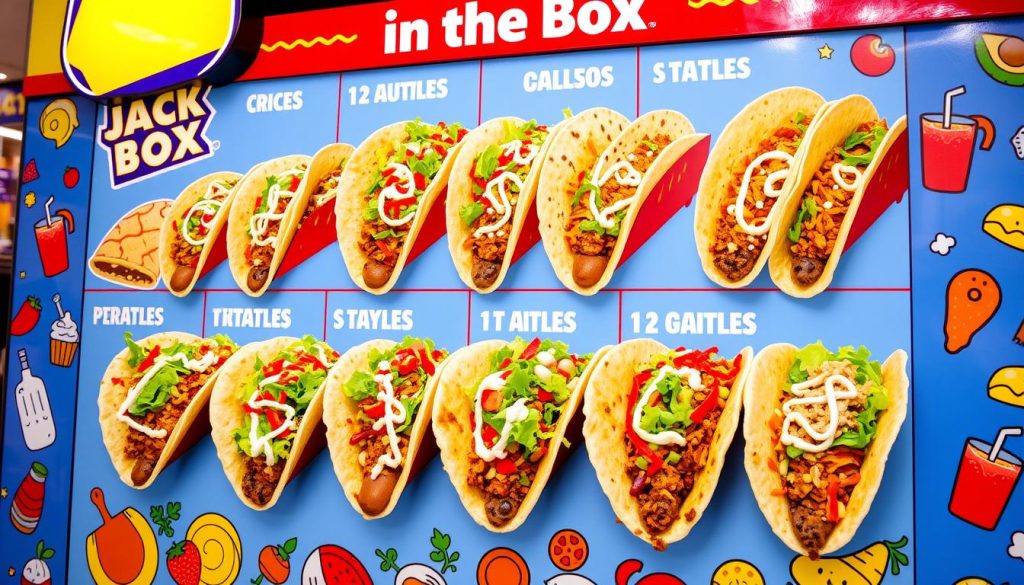 jack in the box taco menu