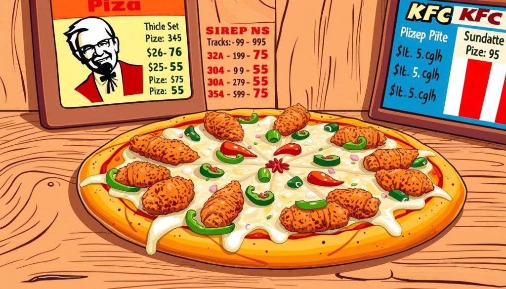 kfc pizza pricing