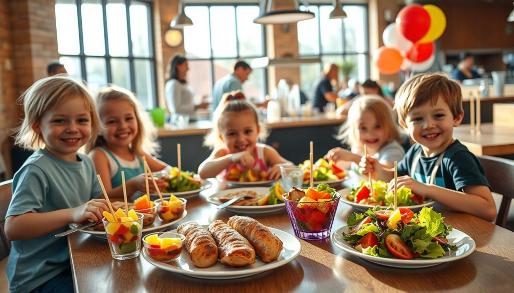 kids' healthy dining