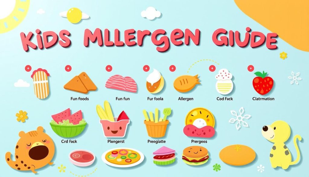 kids menu allergen guide