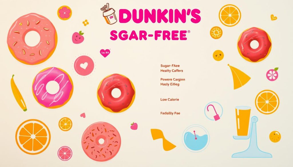 nutritional data Dunkin' Donuts sugar-free choices