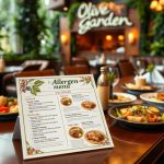 olive garden allergen menu