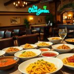 olive garden never ending pasta menu