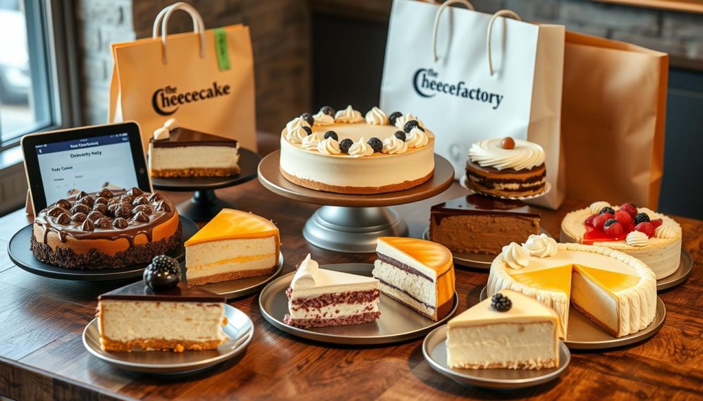 ordering Cheesecake Factory bakery menu