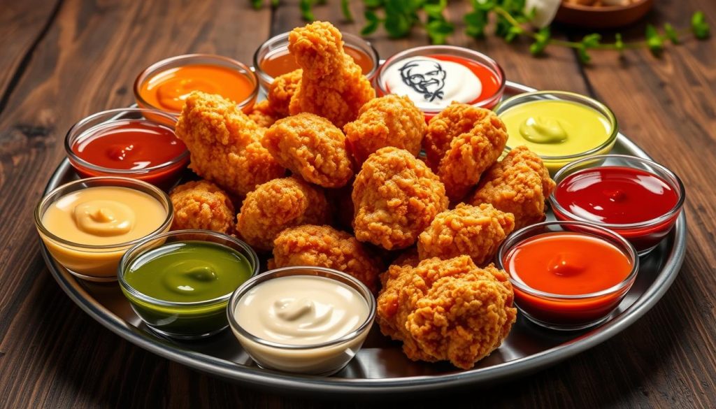 pairing KFC sauces