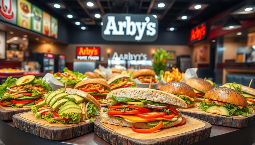 personalized vegetarian orders at Arby's