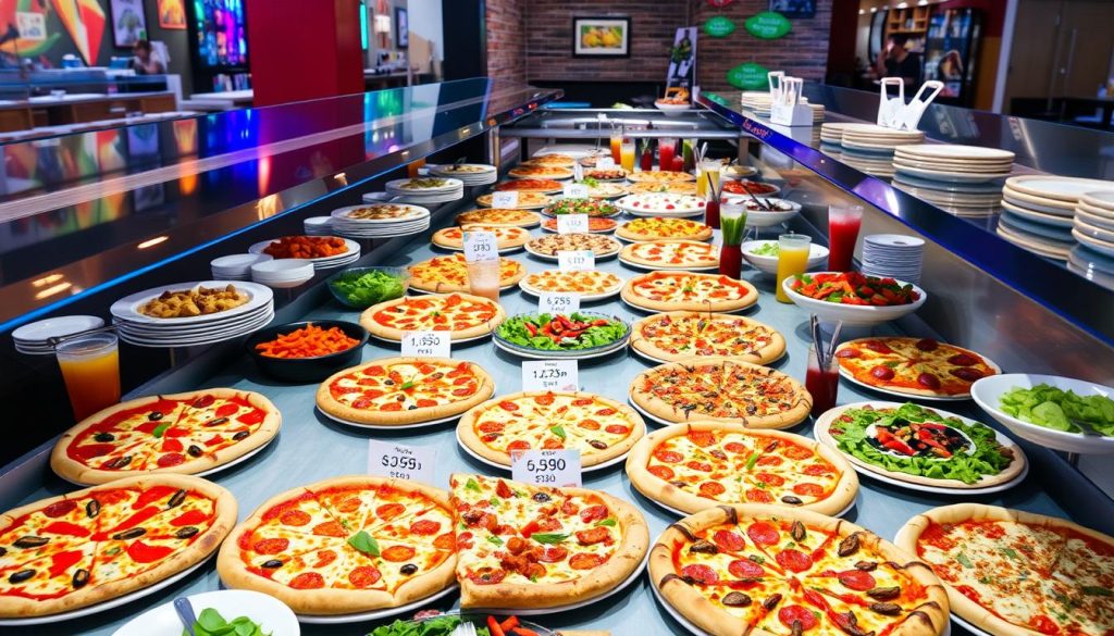 pizza hut buffet price comparison