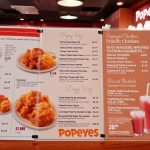 popeyes chicken menu prices