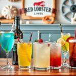 red lobster alcohol menu