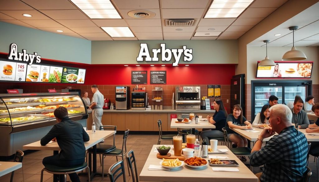 safe dining options at Arby's