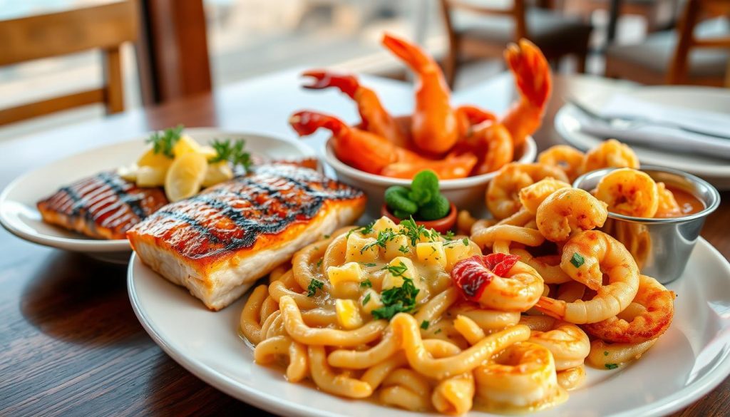 signature seafood dishes