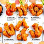 sonic wings menu