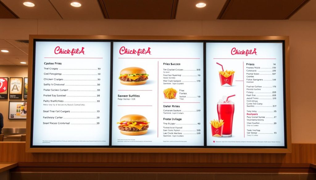 streamlined chick fil a menu