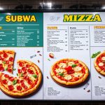 subway pizza menu