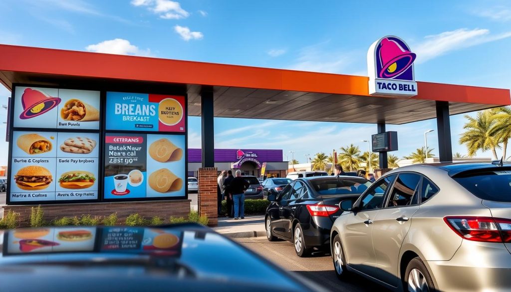 taco bell drive thru breakfast menu