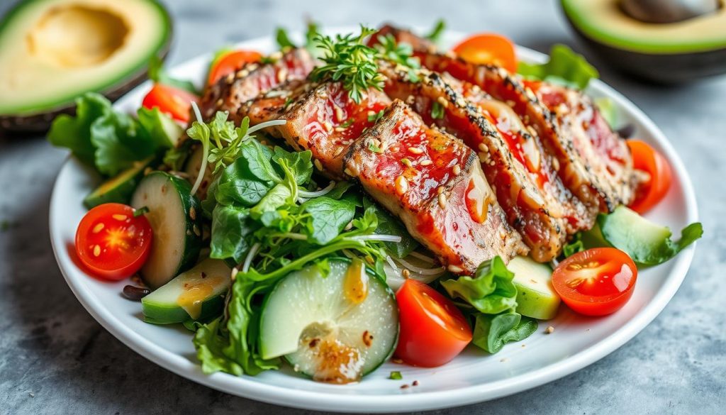 tuna tataki salad