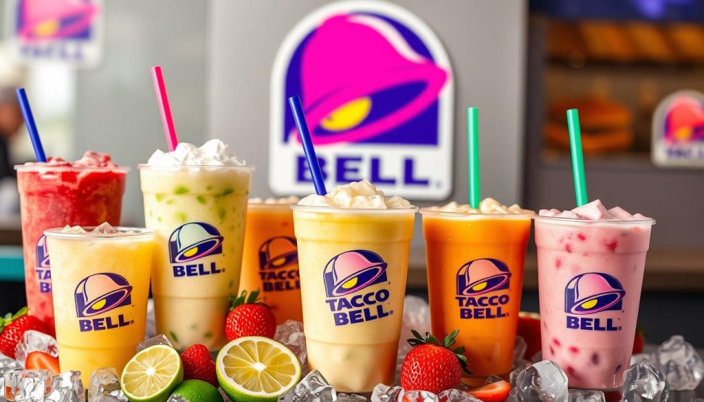 updated Taco Bell frozen drink menu