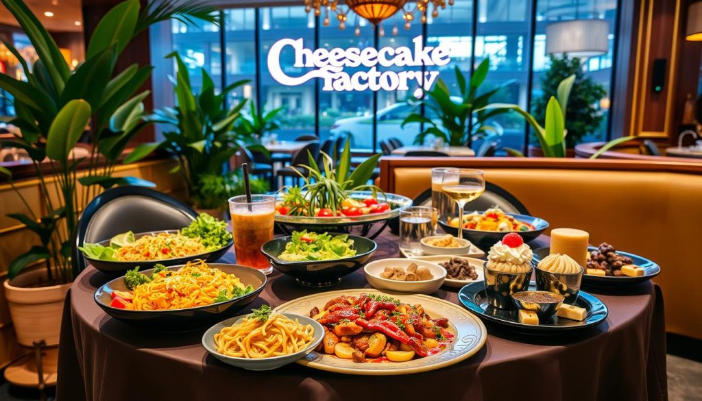 vegan-friendly Cheesecake Factory