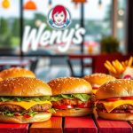 wendy's burger menu