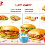 wendy's low calorie menu